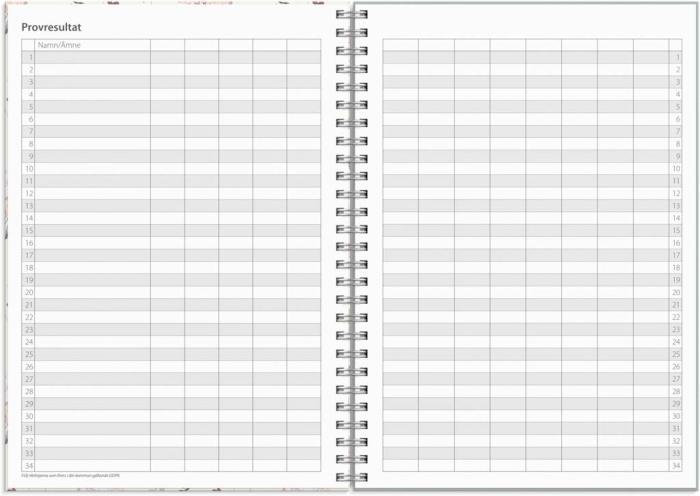 Kalender Study A5 Story Blomma 2023-2024
