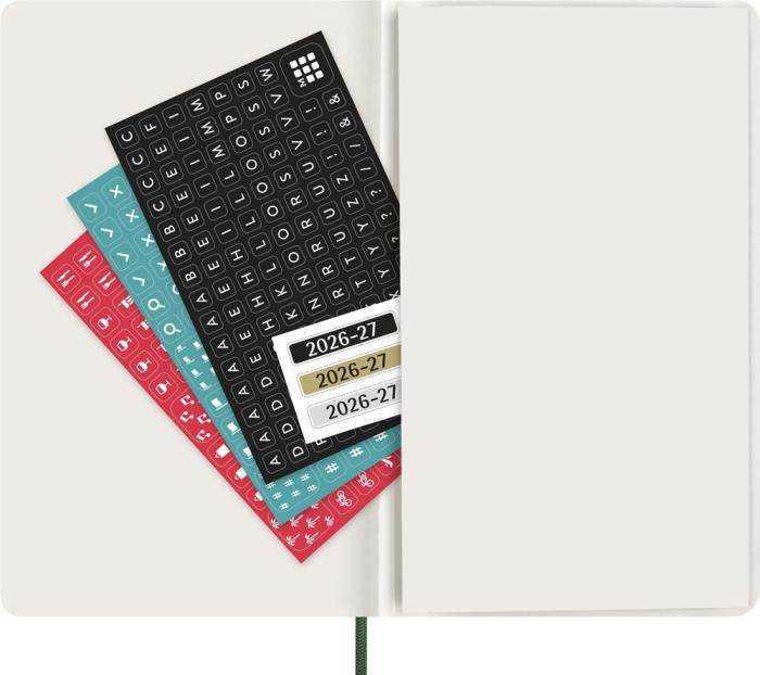 Moleskine Veckokalender L Soft 26/27 Myrtle Green