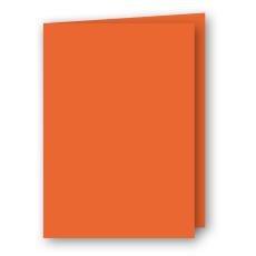 A5 Kort dubbla 5-pack 220g Orange