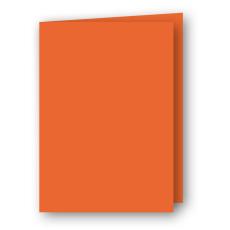 A7 Kort dubbla stående 5-pack 220g Orange 