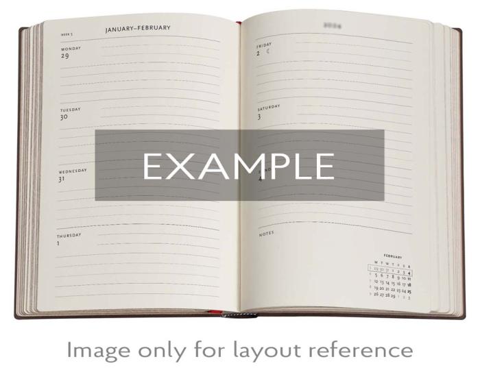 Kalender Paperblanks Michelangelo Ultra Horizontal 2026
