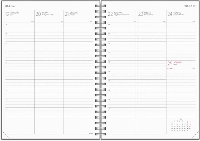 Kalender Study A5 Stone 2026-2027