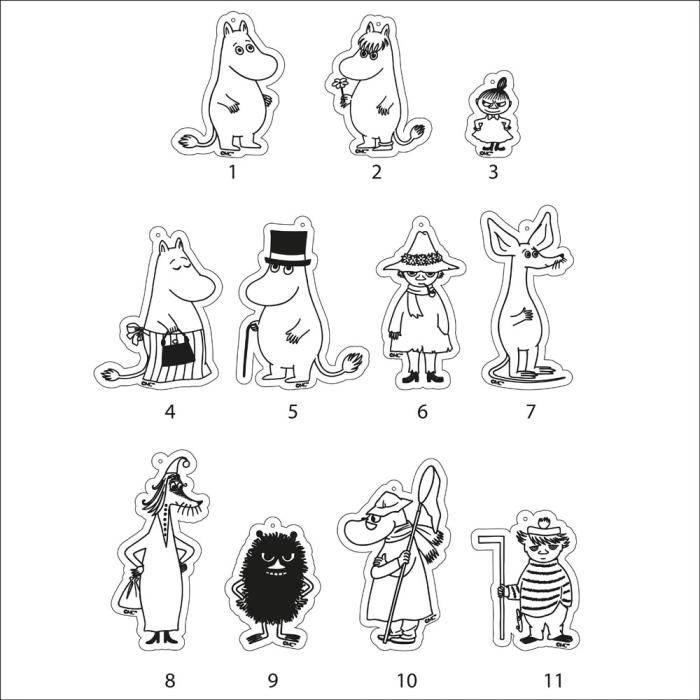 Julhänge Valnöt - Moomin by Varberg Laser