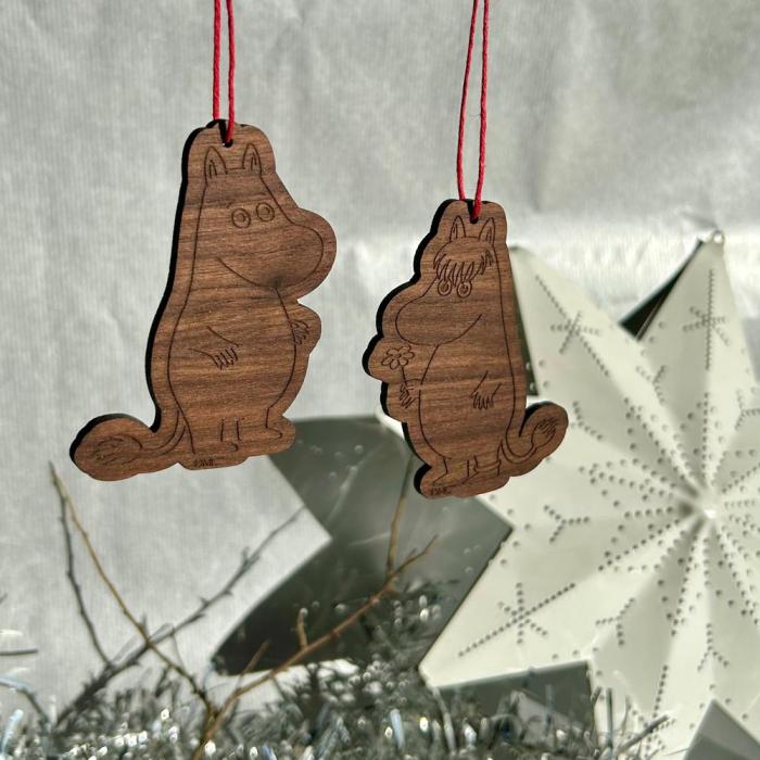 Julhänge Valnöt - Moomin by Varberg Laser