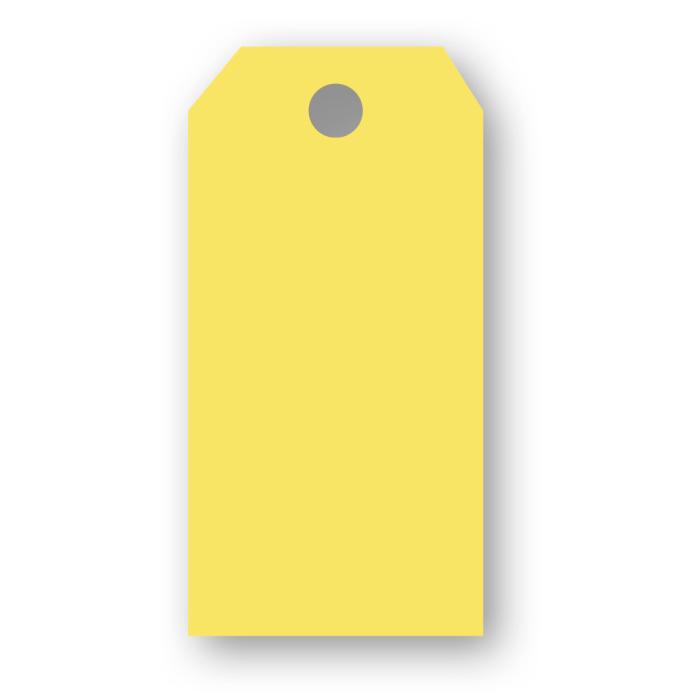 Adresskort 10-pack 220g Gul 