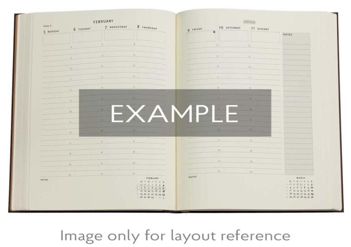 Kalender Paperblanks Wildflower Song Ultra Vertical 2026