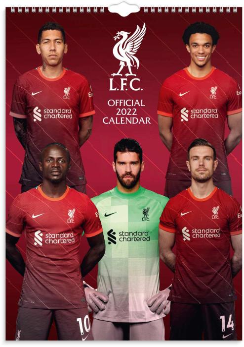 Väggkalender Liverpool 2022