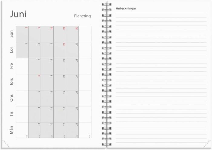 Kalender Study A5 Star 2023-2024