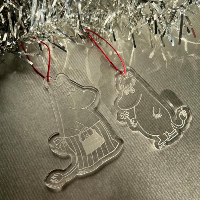 Julhänge Plexi - Moomin by Varberg Laser