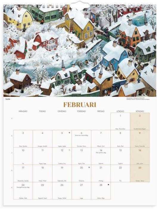 Väggkalender Ilon Wikland 2025