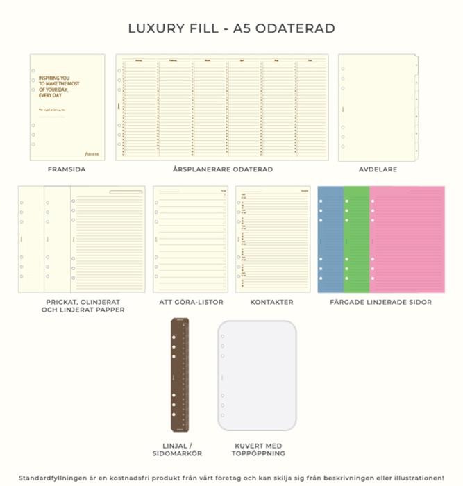 Filofax Malden A5 Brun