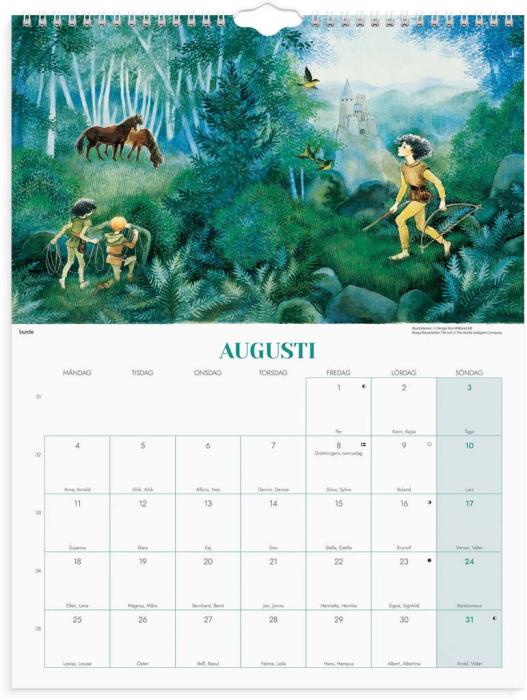 Väggkalender Ilon Wikland 2025