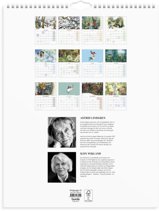 Väggkalender Ilon Wikland 2025