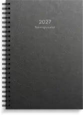 Kalender Bokningsjournalen svart kartong 2027