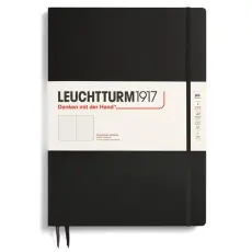 Leuchtturm Notebook A4 Slim Hard 121s Black dotted