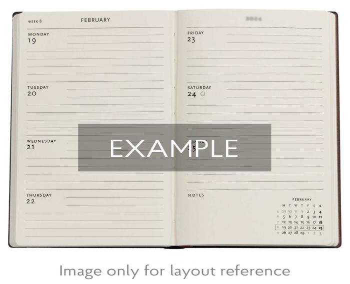 Kalender Paperblanks Diamond Jubilee Horizontal Midi 2026