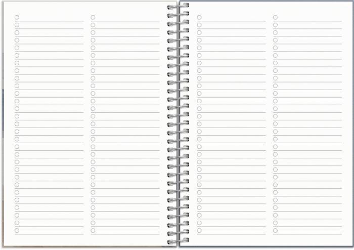 Kalender Senator A6 Story blåbeige 2022-2023