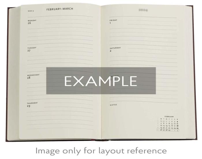 Kalender Paperblanks Firebird Horizontal Maxi 2026