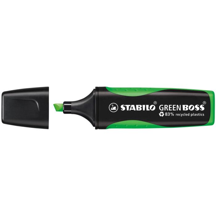 Överstrykningspenna Stabilo Green Boss Grön 