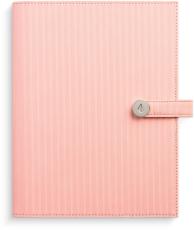 Kalender Weekly A5 rosa konstläder Amelia med slejf 2026