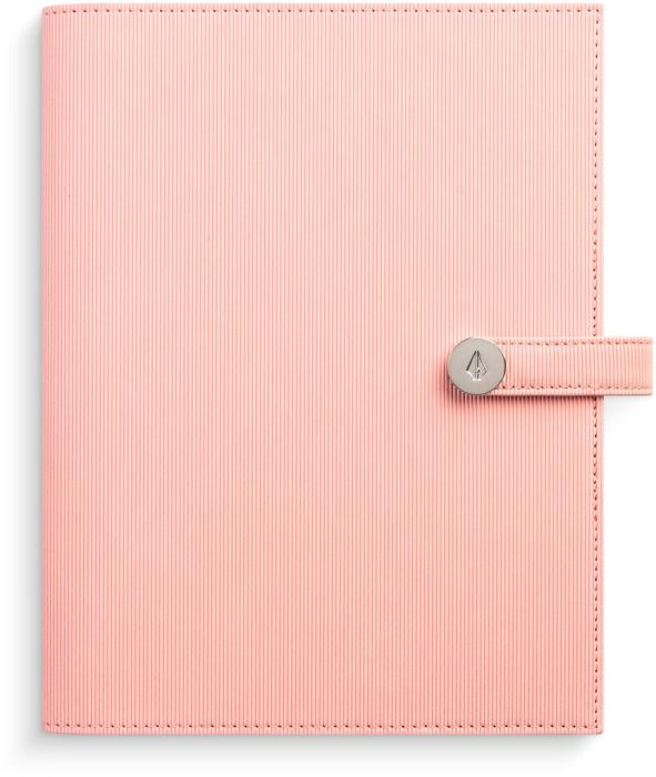 Kalender Weekly A5 rosa konstläder Amelia med slejf 2026