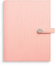 Kalender Weekly A5 rosa konstläder Amelia med slejf 2026