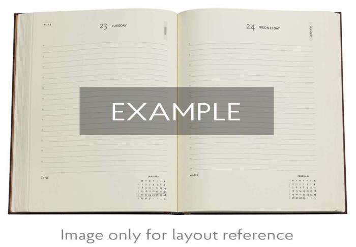 Kalender Paperblanks Black Edition Ultra Day 2026 