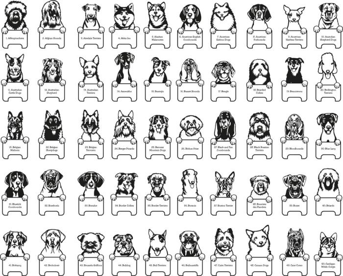 Mobilhållare med namn - Hund