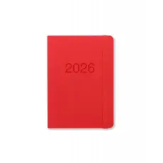 Kalender Memo A6 Röd 2026