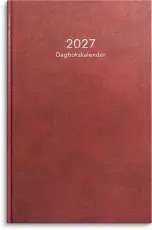 Dagbokskalender inbunden 2027
