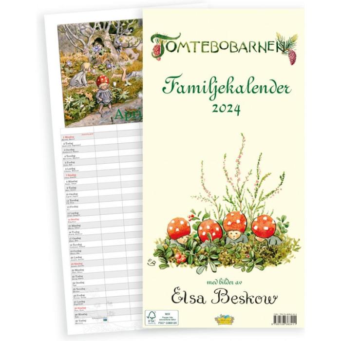 Väggkalender Tomtebobarnen