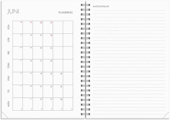 Kalender Study A5 Star 2026-2027