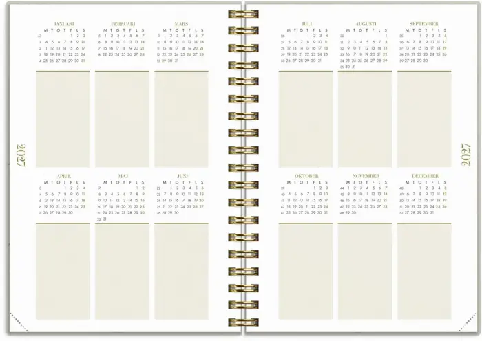 Kalender Life Planner A6 2027 Essentials 