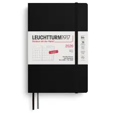 Leuchtturm1917 B6 Soft Månad/Uppslag 16m 2026 Black