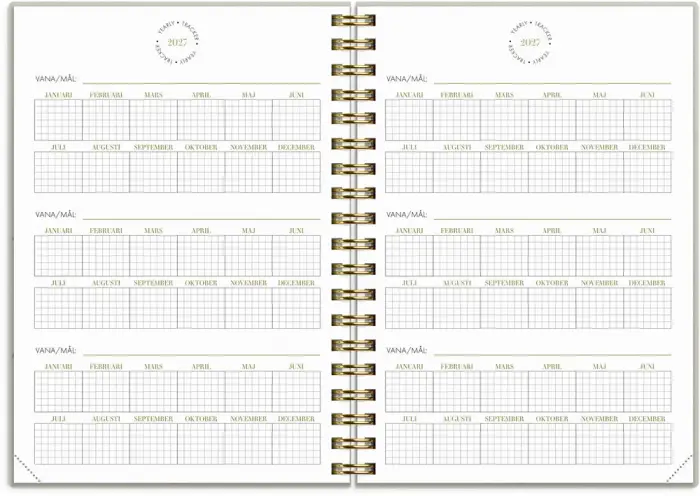 Kalender Life Planner A6 2027 Essentials 