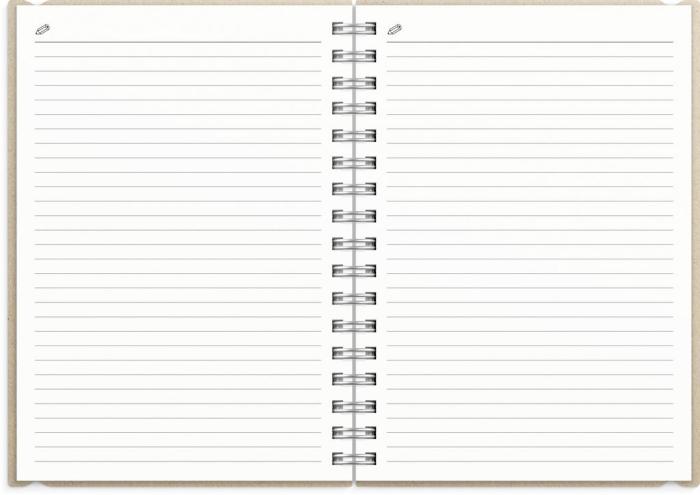 Kalender Weekly A6 Story blå 2025 