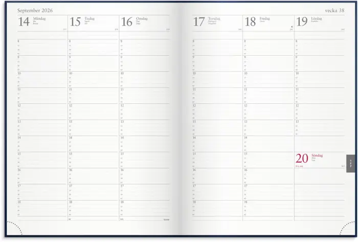Kalender Veckojournal 2026