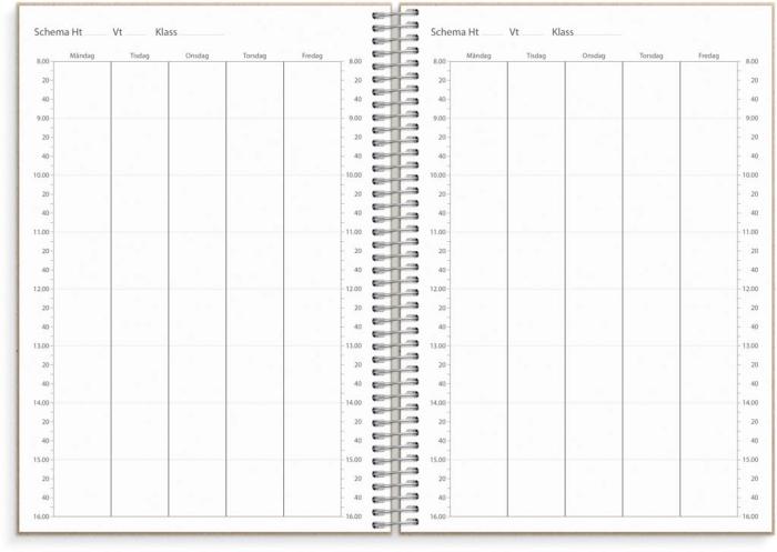 Lärarkalender horisontell 2023-2024