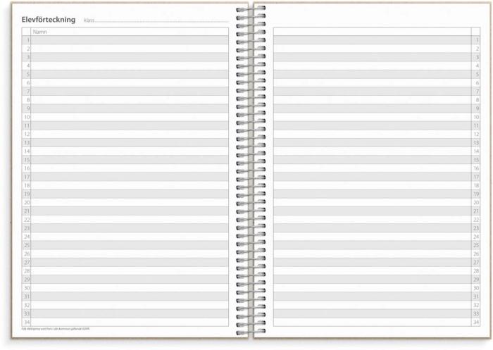 Lärarkalender horisontell 2023-2024