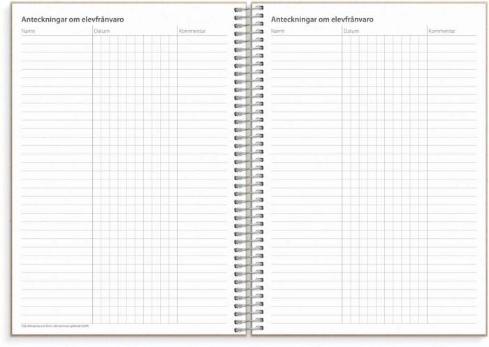 Lärarkalender horisontell 2023-2024