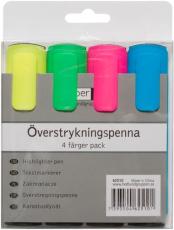 Överstrykningspenna 4-pack