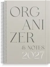 Organizer & Notes 2027 st&aring;ende