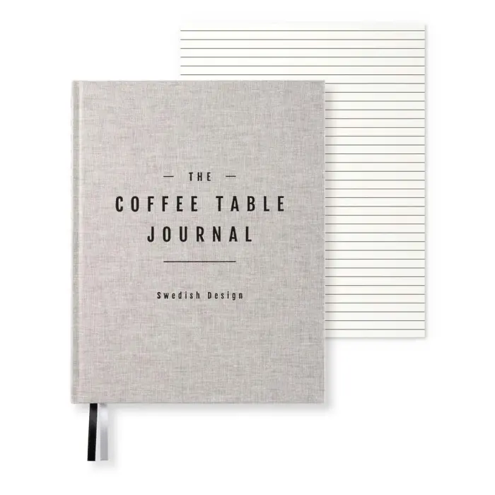 Coffe Table Journal Clean Nature