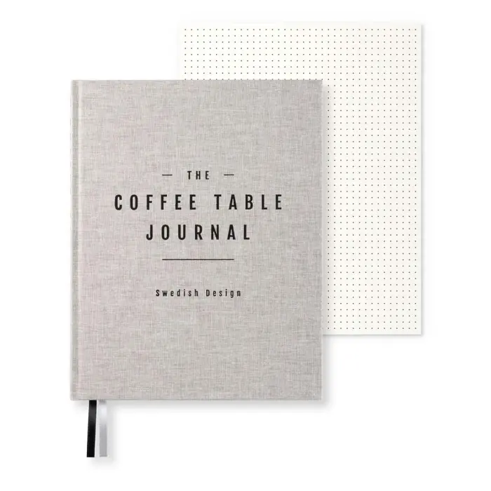 Coffe Table Journal Clean Nature