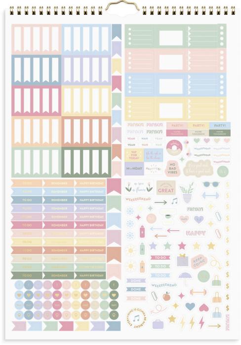 Väggkalender Life organizer 2024