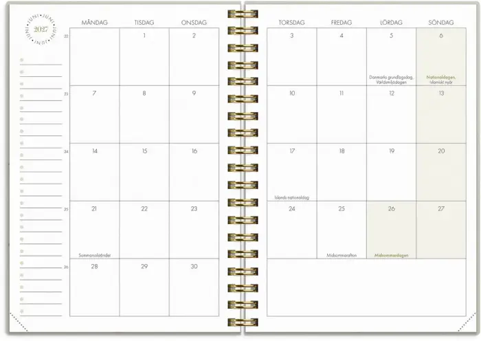 Kalender Life Planner A6 2027 Essentials 
