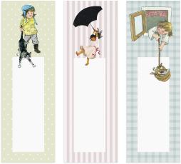 Bokmärke 3-pack Astrid Lindgren