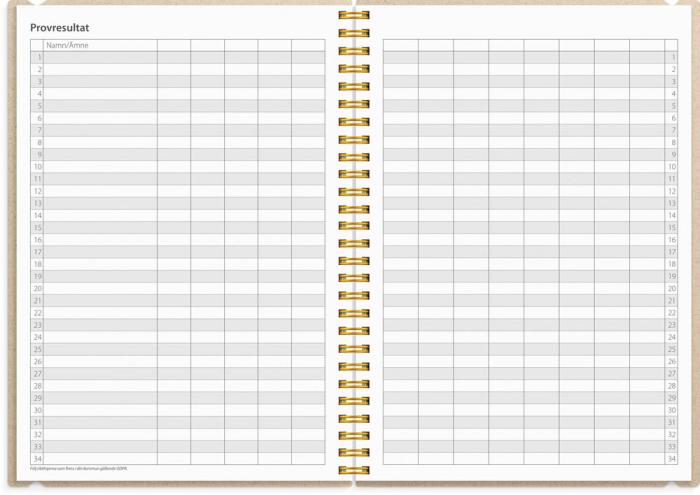 Kalender Study A5 Story Rand 2025-2026