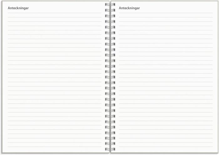 Kalender Study A5 Story Blomma 2025-2026