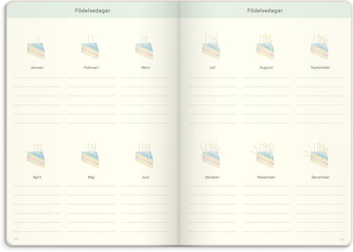 Dream & Do - odaterad kalender 